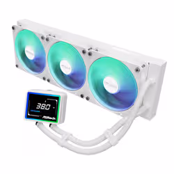 Asrock Challenger White 360 Digital Processore Kit di raffreddamento a liquido 12 cm Bianco - Vista aggiuntiva 2