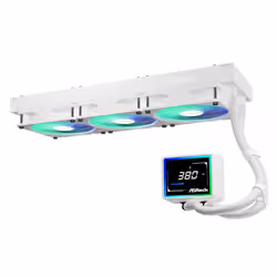 Asrock Challenger White 360 Digital Processore Kit di raffreddamento a liquido 12 cm Bianco - Vista aggiuntiva 4