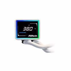 Asrock Challenger White 360 Digital Processore Kit di raffreddamento a liquido 12 cm Bianco - Vista aggiuntiva 6