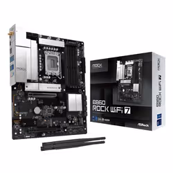 Asrock B860 Rock WiFi 7 Intel B860 LGA 1851 (Socket V1) ATX - Vista aggiuntiva 6