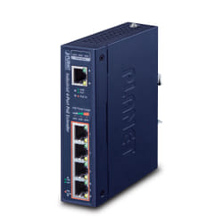 PLANET IPOE-E174 moltiplicatore di rete Trasmettitore di rete Blu 10, 1000, 100 Mbit/s