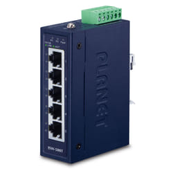 PLANET ISW-500T switch di rete Non gestito Fast Ethernet (10/100) Blu