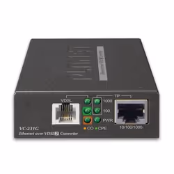 PLANET VC-231G convertitore multimediale di rete 1000 Mbit/s Nero - Vista aggiuntiva 2