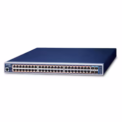PLANET GS-5220-48P4X, Gestito, L3, Gigabit Ethernet (10/100/1000), Supporto Power over Ethernet (PoE), Montaggio rack, 1U