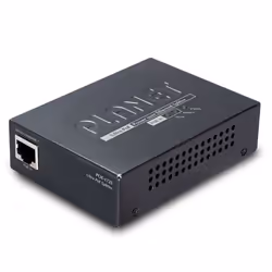 PLANET POE-172S, IEEE 802.3, IEEE 802.3ab, IEEE 802.3af, IEEE 802.3at, IEEE 802.3u, 10/100/1000Base-T(X), Nero, Metallo, 0 -  ...