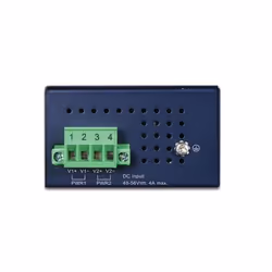 PLANET IPOE-270-12V switch di rete Supporto Power over Ethernet (PoE) Blu