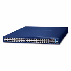 PLANET SGS-6310-48T6X, Gestito, L3, Gigabit Ethernet (10/100/1000), Full duplex, Montaggio rack, 1U