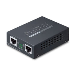 PLANET 1-Port 10/100TX Ethernet over Ricevitore e trasmettitore di rete Nero