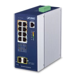 PLANET IGS-4215-4UP4T2S switch di rete Gestito L2/L4 Gigabit Ethernet (10/100/1000) Supporto Power over Ethernet (PoE) Alluminio, Blu