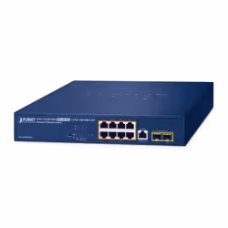 PLANET IPv6/IPv4, 8-Port, Gestito, L2/L4, Gigabit Ethernet (10/100/1000), Supporto Power over Ethernet (PoE), Montaggio rack, ...