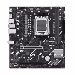 ASUS PRIME B850M-K, AMD, Socket AM5, AMD Ryzen 7000 Series, AMD Ryzen 8000 Series, AMD Ryzen 9000 Series, Socket AM5, DDR5-SD ...