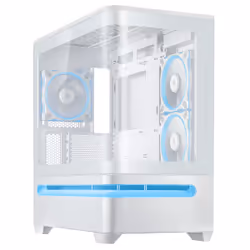 ASUS PRIME AP202 ARGB, PC, Bianco, micro ATX, Mini-ITX, Multi, 17,5 cm, 42 cm