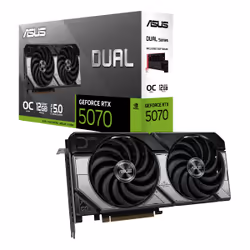 ASUS Dual -RTX5070-O12G NVIDIA GeForce RTX 5070 12 GB GDDR7 - Vista aggiuntiva 8