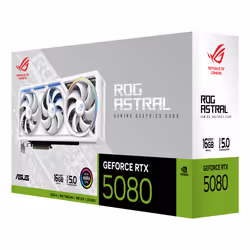 ASUS ROG Astral - -RTX5080-16G-WHITE NVIDIA GeForce RTX 5080 16 GB GDDR7 - Vista aggiuntiva 8