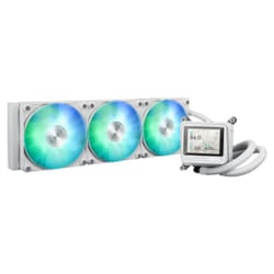 ASUS MAX Gaming LC 360 ARGB LCD White Edition Processore Raffreddatore di liquidi tutto in uno 12 cm Bianco