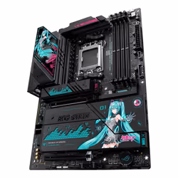 ASUS ROG STRIX X870E-H GAMING WIFI7 HATSUNE MIKU EDITION AMD X870E Socket AM5 ATX - Vista aggiuntiva 4