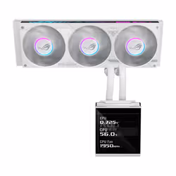 ASUS ROG STRIX SLC IV 360 ARGB LCD WHT Processore Kit di raffreddamento a liquido 12 cm Bianco 1 pz - Vista aggiuntiva 2