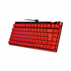 ASUS ROG Falchion Ace 75 HE tastiera Gaming USB QWERTZ Rosso - Vista aggiuntiva 3