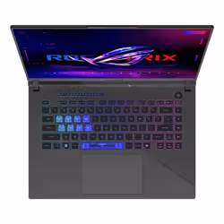 ASUS ROG Strix G16 G614FR-TS230W AMD Ryzen™ 9 9955HX Computer portatile 40,6 cm (16") WQXGA 32 GB DDR5-SDRAM 1 TB SSD NVIDIA GeForce RTX 5070 Ti Wi-Fi 6E (802.11ax) Windows 11 Home Tedesco Grigio - Vista aggiuntiva 4