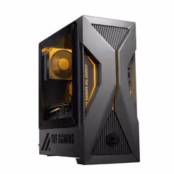 ASUS TUF Gaming T500 T500MV-07240H242W Intel Core 7 240H 32 GB DDR5-SDRAM 1 TB SSD NVIDIA GeForce RTX 5060 Ti Windows 11 Home Mini Tower PC Nero, Grigio - Vista aggiuntiva 3