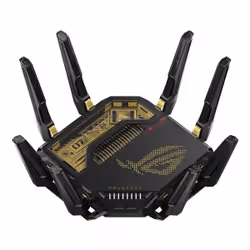 ASUS ROG Rapture GT-BE98 router wireless 10 Gigabit Ethernet Quad-band (2.4 GHz / 5 GHz-1 / 5 GHz-2 / 6 GHz) Nero - Vista aggiuntiva 2