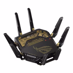 ASUS ROG Rapture GT-BE98 router wireless 10 Gigabit Ethernet Quad-band (2.4 GHz / 5 GHz-1 / 5 GHz-2 / 6 GHz) Nero - Vista aggiuntiva 4