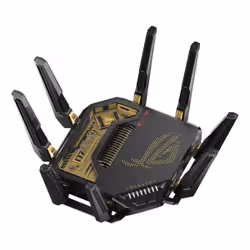 ASUS ROG Rapture GT-BE98 router wireless 10 Gigabit Ethernet Quad-band (2.4 GHz / 5 GHz-1 / 5 GHz-2 / 6 GHz) Nero - Vista aggiuntiva 5
