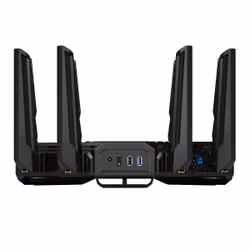 ASUS ROG Rapture GT-BE98 router wireless 10 Gigabit Ethernet Quad-band (2.4 GHz / 5 GHz-1 / 5 GHz-2 / 6 GHz) Nero - Vista aggiuntiva 7