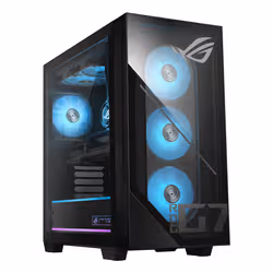 ASUS ROG G700 GM700TZ-R9800X283W AMD Ryzen™ 7 9800X3D 32 GB DDR5-SDRAM 2 TB SSD AMD Radeon RX 9070 XT Windows 11 Home Tower PC Nero - Vista aggiuntiva 5
