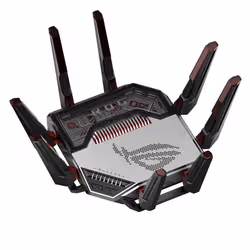 ASUS ROG Rapture GT-BN98 router wireless 10 Gigabit Ethernet Quad-band (2.4 GHz / 5 GHz-1 / 5 GHz-2 / 6 GHz) Nero, Bianco - Vista aggiuntiva 3