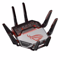 ASUS ROG Rapture GT-BN98 router wireless 10 Gigabit Ethernet Quad-band (2.4 GHz / 5 GHz-1 / 5 GHz-2 / 6 GHz) Nero, Bianco - Vista aggiuntiva 4