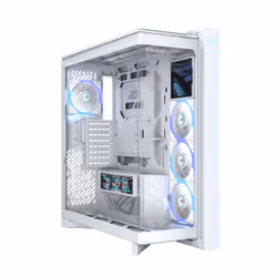 ASUS ROG CRONOX GR801 CURVE TG ARGB WHITE Midi Tower Bianco - Vista aggiuntiva 3
