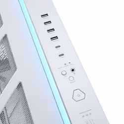 ASUS ROG CRONOX GR801 CURVE TG ARGB WHITE Midi Tower Bianco - Vista aggiuntiva 7