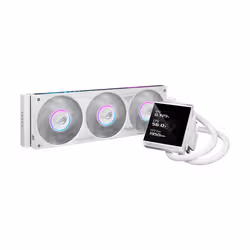 ASUS ROG Strix LC IV 360 ARGB LCD White Edition Processore Kit di raffreddamento a liquido 12 cm Bianco - Vista aggiuntiva 2