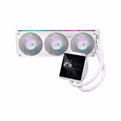 ASUS ROG Strix LC IV 360 ARGB LCD White Edition Processore Kit di raffreddamento a liquido 12 cm Bianco - Vista aggiuntiva 3