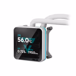 ASUS PRIME SLC II 360 ARGB LCD WHT Processore Raffreddatore di liquidi tutto in uno 12 cm Bianco 1 pz - Vista aggiuntiva 4