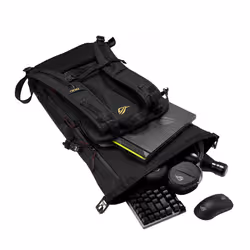 ASUS ROG SLASH Backpack Edition 20 zaino Zaino roll top Nero Poliestere, PU pelle - Vista aggiuntiva 7