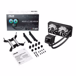 ASUS LC 240 ARGB Processore Raffreddatore di liquidi tutto in uno 12 cm Nero 1 pz - Vista aggiuntiva 6