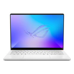 ASUS ROG Zephyrus G14 GU405AR-SY106W Copilot+ PC Intel Core Ultra 9 386H Computer portatile 35,6 cm (14") WQXGA+ 32 GB LPDDR5x-SDRAM 1 TB SSD NVIDIA GeForce RTX 5070 Ti Wi-Fi 7 (802.11be) Windows 11 Home Tedesco Bianco