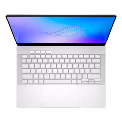 ASUS ROG Zephyrus G14 GU405AR-SY106W Copilot+ PC Intel Core Ultra 9 386H Computer portatile 35,6 cm (14") WQXGA+ 32 GB LPDDR5x-SDRAM 1 TB SSD NVIDIA GeForce RTX 5070 Ti Wi-Fi 7 (802.11be) Windows 11 Home Tedesco Bianco - Vista aggiuntiva 3