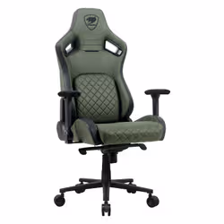 COUGAR DEFENSOR S ARMY GREEN F Sedia per gaming universale Sedia tappezzata Verde - Vista aggiuntiva 5