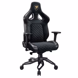 COUGAR CGR-T2F-GLB Sedia per gaming universale Sedia imbottita tappezzata Nero - Vista aggiuntiva 2