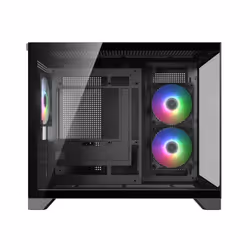 COUGAR CGR-2QA6B-RGB Mini Tower Nero - Vista aggiuntiva 4