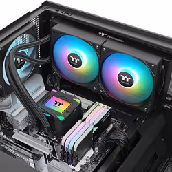 Thermaltake LA240 ARGB Scheda madre Kit di raffreddamento a liquido 12 cm Nero 1 pz - Vista aggiuntiva 5