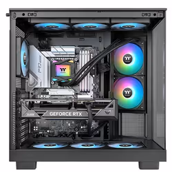Thermaltake LA240 ARGB Scheda madre Kit di raffreddamento a liquido 12 cm Nero 1 pz - Vista aggiuntiva 6