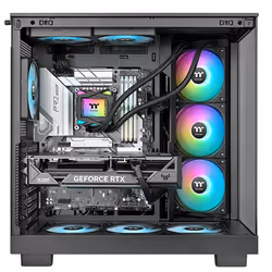 Thermaltake LA360 ARGB Scheda madre Kit di raffreddamento a liquido 12 cm Nero 1 pz - Vista aggiuntiva 6