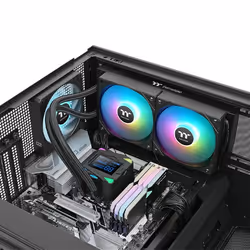 Thermaltake LA240-S ARGB Scheda madre Kit di raffreddamento a liquido 12 cm Nero 1 pz - Vista aggiuntiva 5