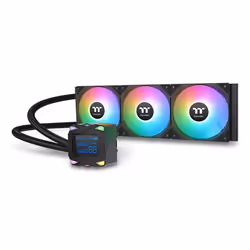 Thermaltake LA360-S ARGB, Kit di raffreddamento a liquido, 12 cm, 600 Giri/min, 2500 Giri/min, Nero