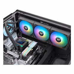 Thermaltake LA360-S ARGB Scheda madre Kit di raffreddamento a liquido 12 cm Nero 1 pz - Vista aggiuntiva 5