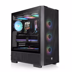 Thermaltake S380 TG ARGB Midi Tower Nero - Vista aggiuntiva 5